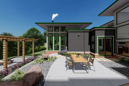 O1 Addition, Akar Architecture. Residential work, Iowa.