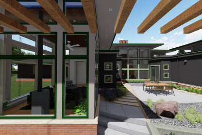 O1 Addition, Akar Architecture. Residential work, Iowa.