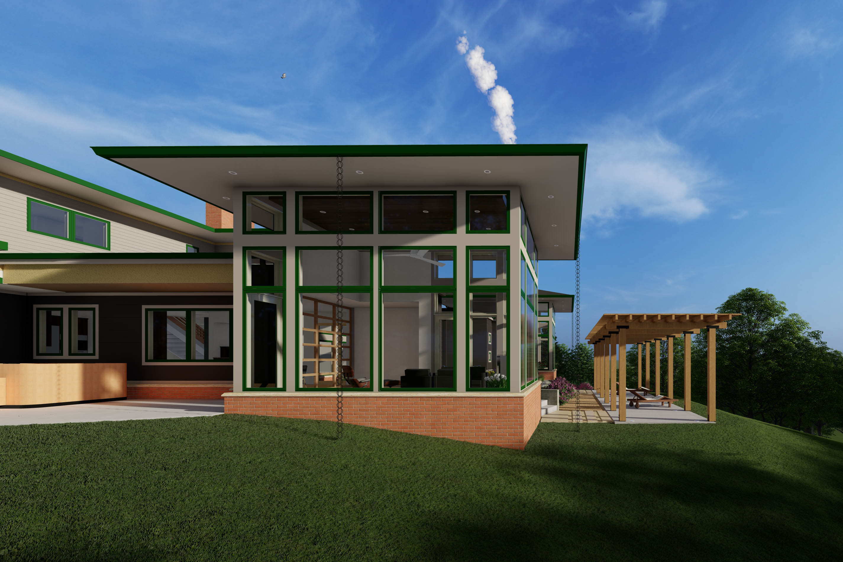 O1 Addition, Akar Architecture. Residential work, Iowa.